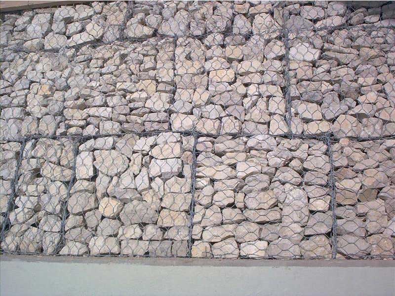 Gabion Mattresses serves as a retaining wall